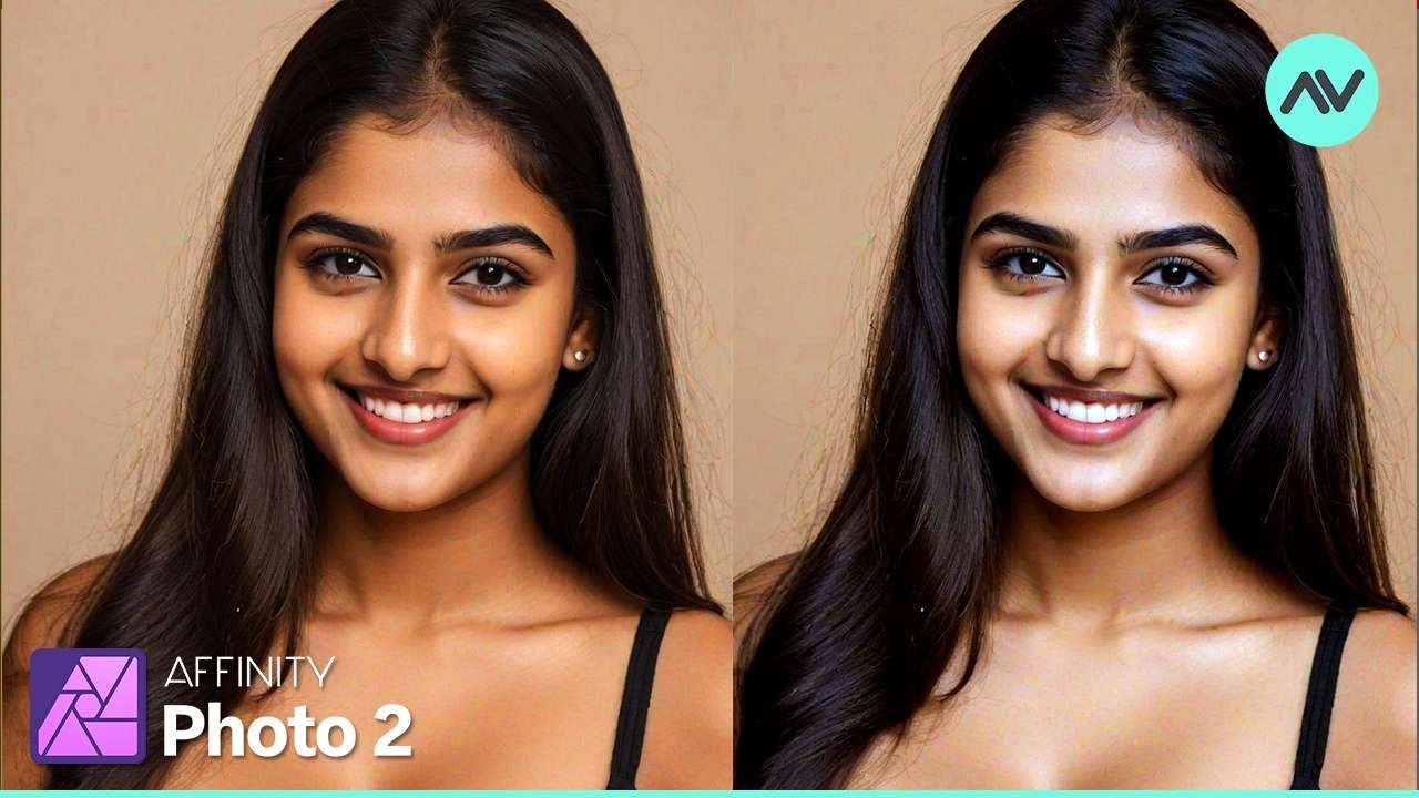 Lighten Skin Tones in Affinity Photo | Affinity Photo Tutorial