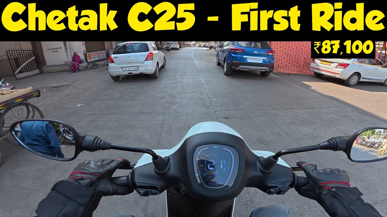 New Chetak C25 First Ride Review - is it really practical scooter? Motoring Daily