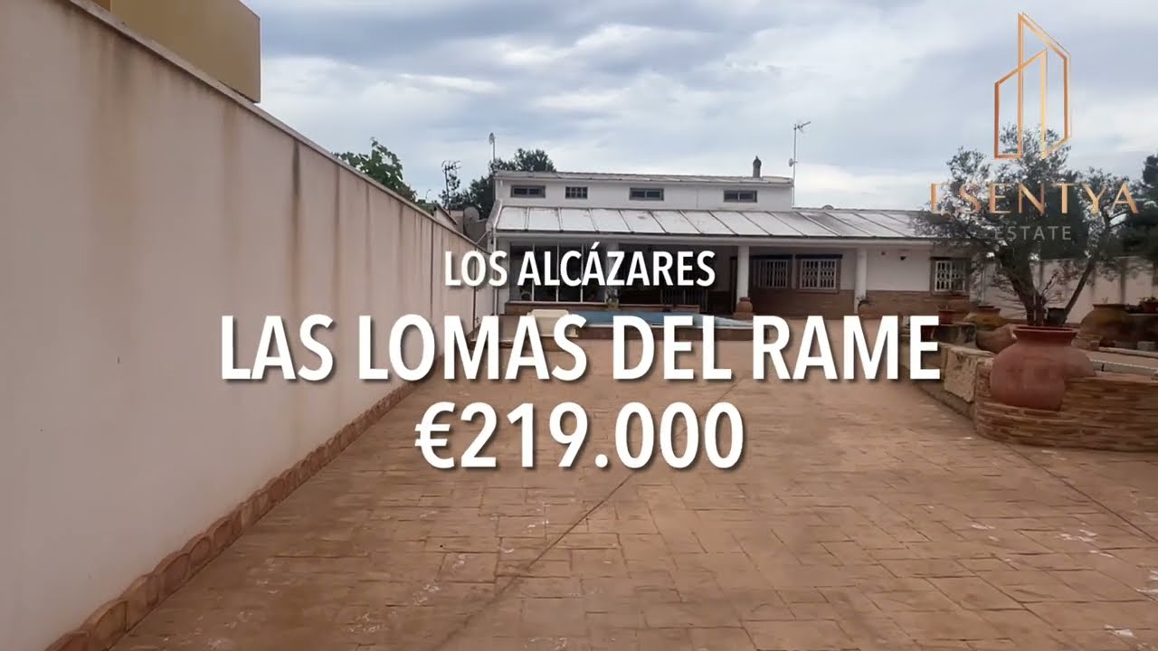 Villa in Las Lomas del Rame, Costa Calida (Los Alcazares) €219.000 Large plot, development potential