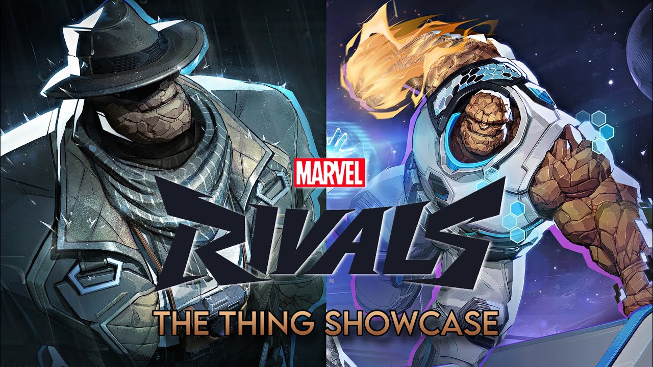 The Thing all skins showcase (4k) - Marvel Rivals