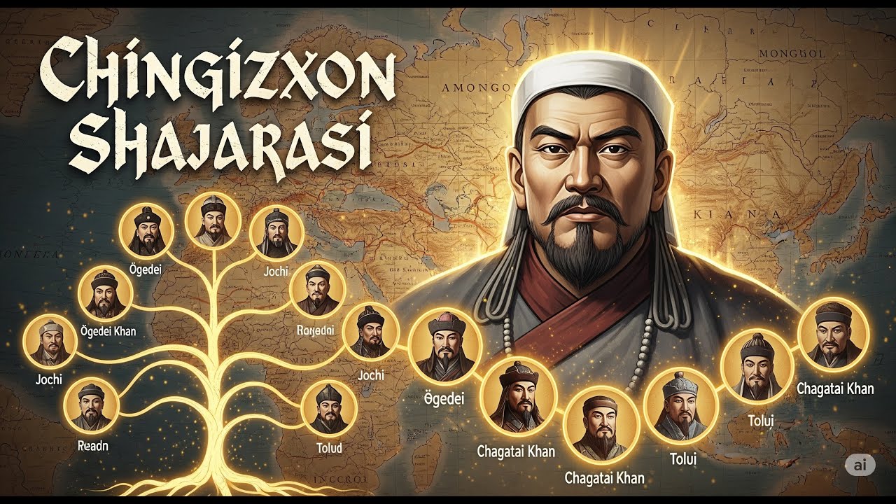 Oriqbuqa yoki Esan Buqa: Chingiziylar shajarasi | 8-sinf O'zbekiston tarixi (2023)