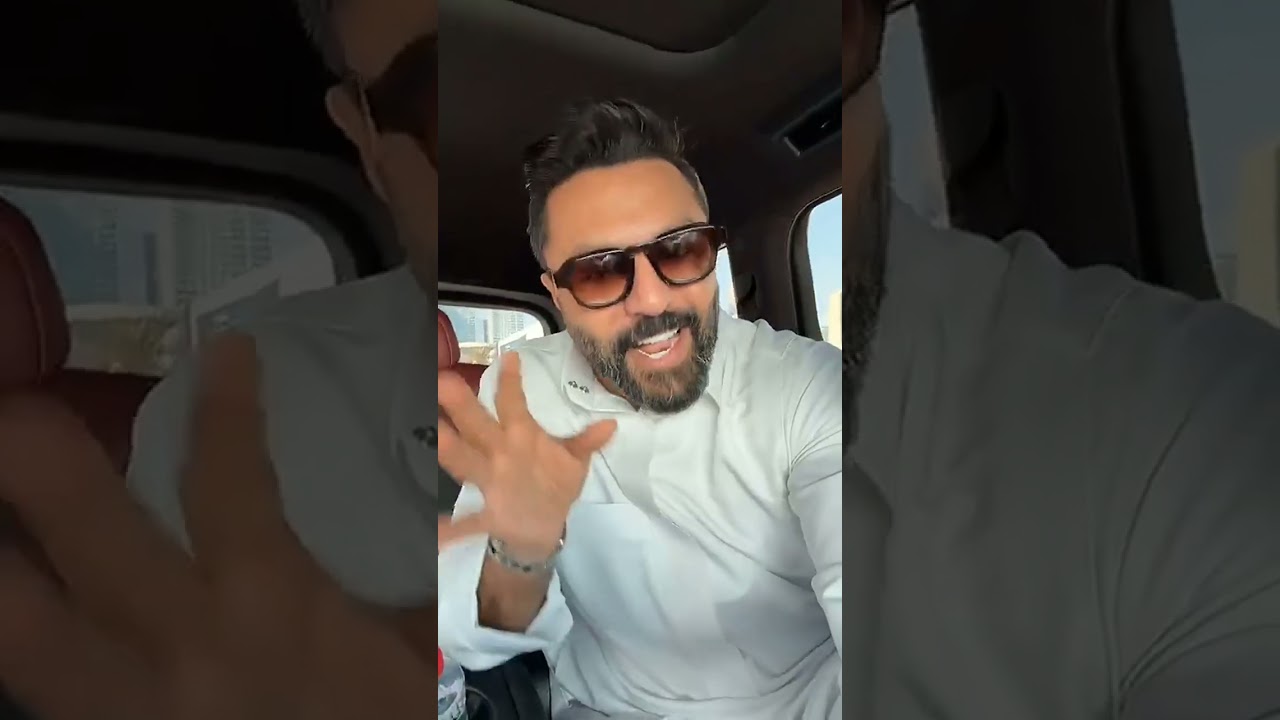 يعقوب بوشهري في دبي لحضور معرض العطور😍🇦🇪