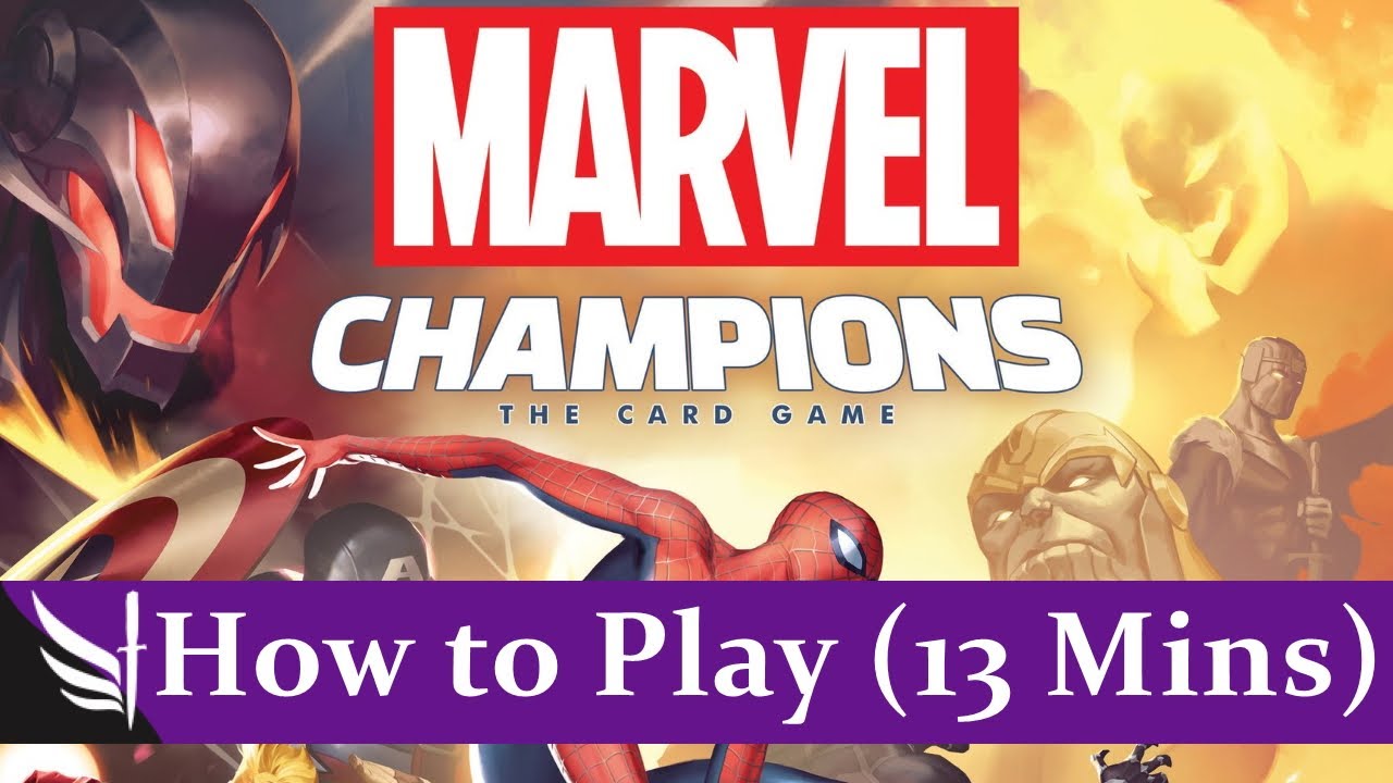 Как играть в Marvel Champions: The Card Game (ПОЛНЫЕ правила, 13 минут)