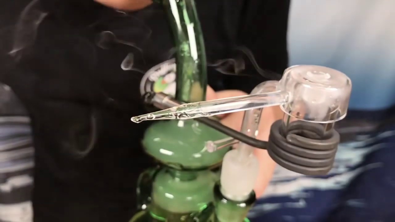 Quartz Enail Dab Kit W/ Green Recycler Dab Rig Kit