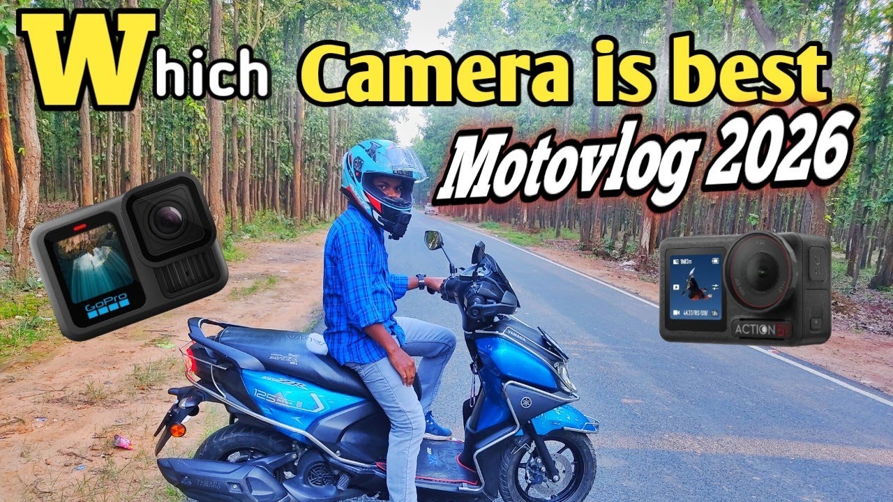 Which Action Camera is Best for Motovlog In 2026 | Osmo dji action or GoPro