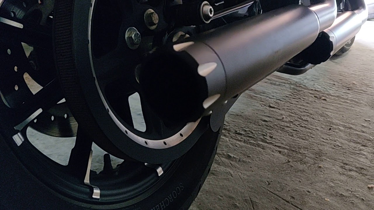 Bassani firepower series 3" baffles on Sportster Iron 883(2016)