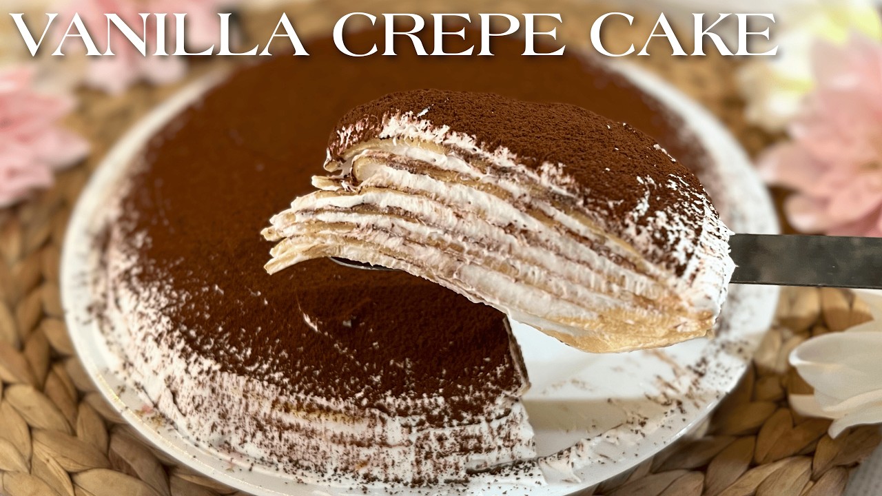 THE MOST TENDER Crepe Cake With Vanilla Cream – The FASTEST Recipe | DARIYVLOGS