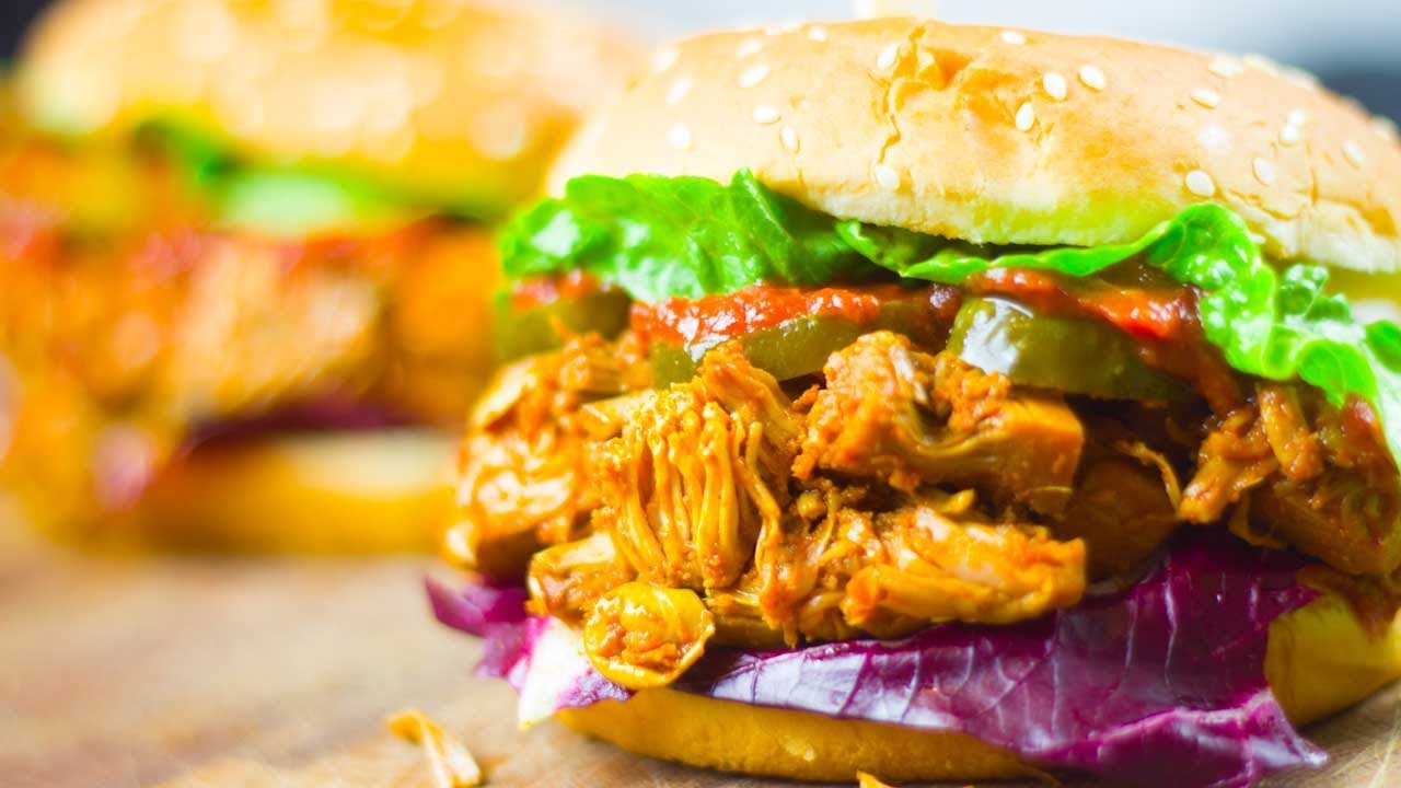 Jackfruit Burger Rezept [Vegan] - Jackfruit Pulled Pork Deutsch | Unsere Vegane Küche 💚