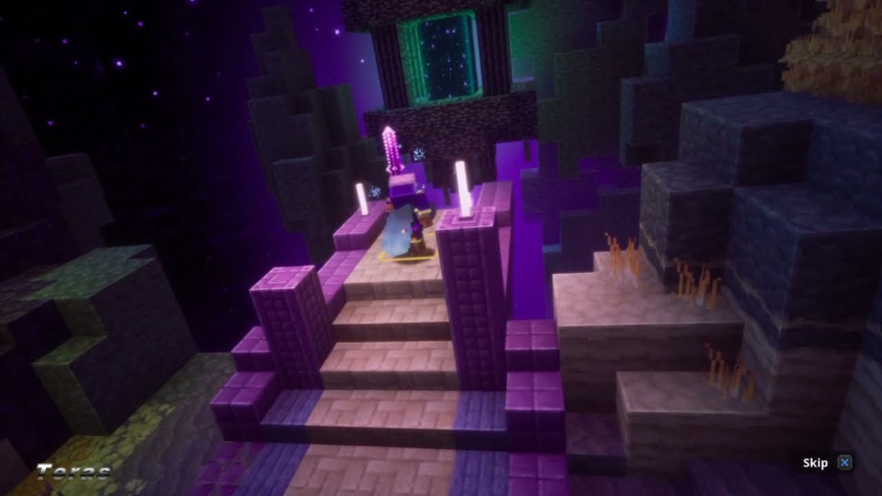 Minecraft Dungeons Broken Citadel Echoing Void DLC Co-Op Walkthrough Longplay