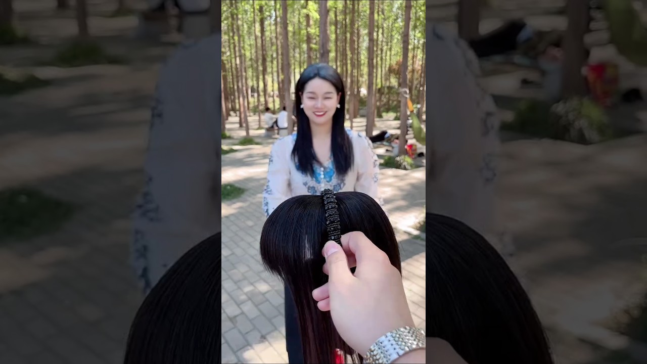 Smooth Hair Wig Try-On | Real or Fake?"😮😍