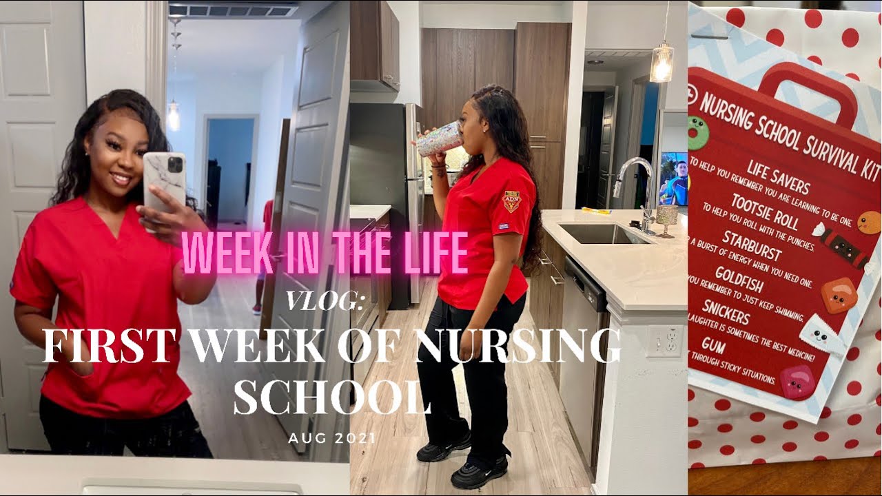 FIRST WEEK IN THE LIFE OF A NURSING STUDENT. REALISTIC WHAT TO EXPECT