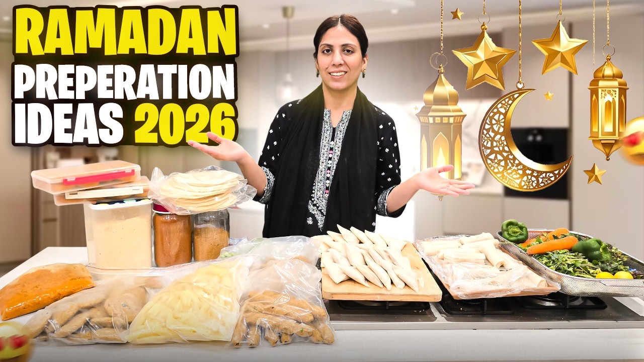 My Pre Ramadan Preparation 2026 l Quick & Easy Make & Freeze Ideas For Iftar l Life With Amna