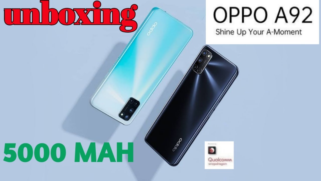 OPPO A92 Unboxing & First impression