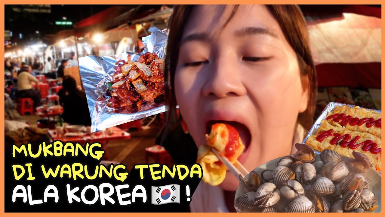 MUKBANG VLOG DI WARUNG TENDA KOREA! KAYAK DI DRAKOR? APA MENUNYA? BERAPA HARGANYA? | AMELICANO
