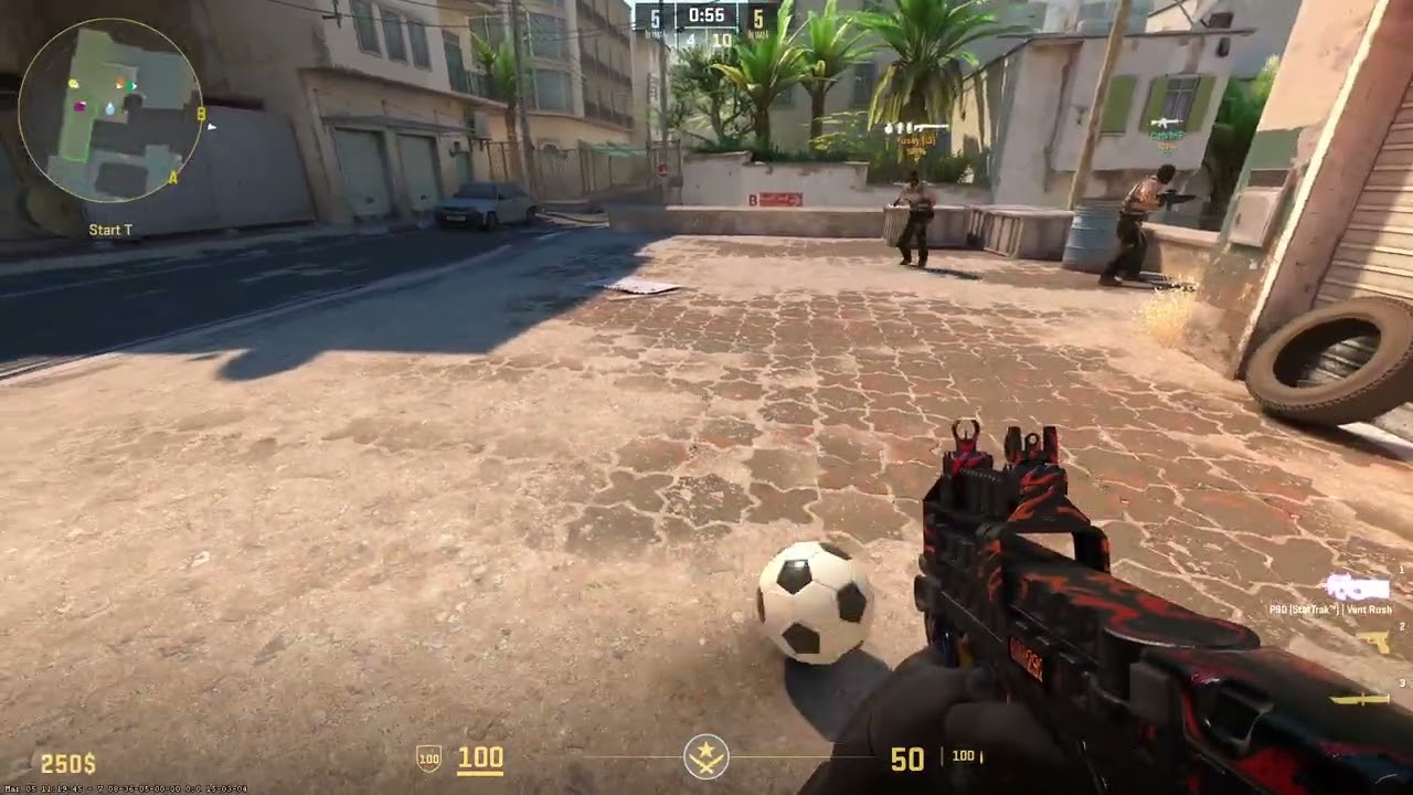 Playing football on CS2 PART 1