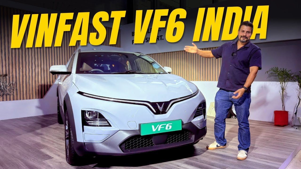 Vinfast VF6 India First Look | Great Price & Power - Freebies - All Variants & Features Explained 