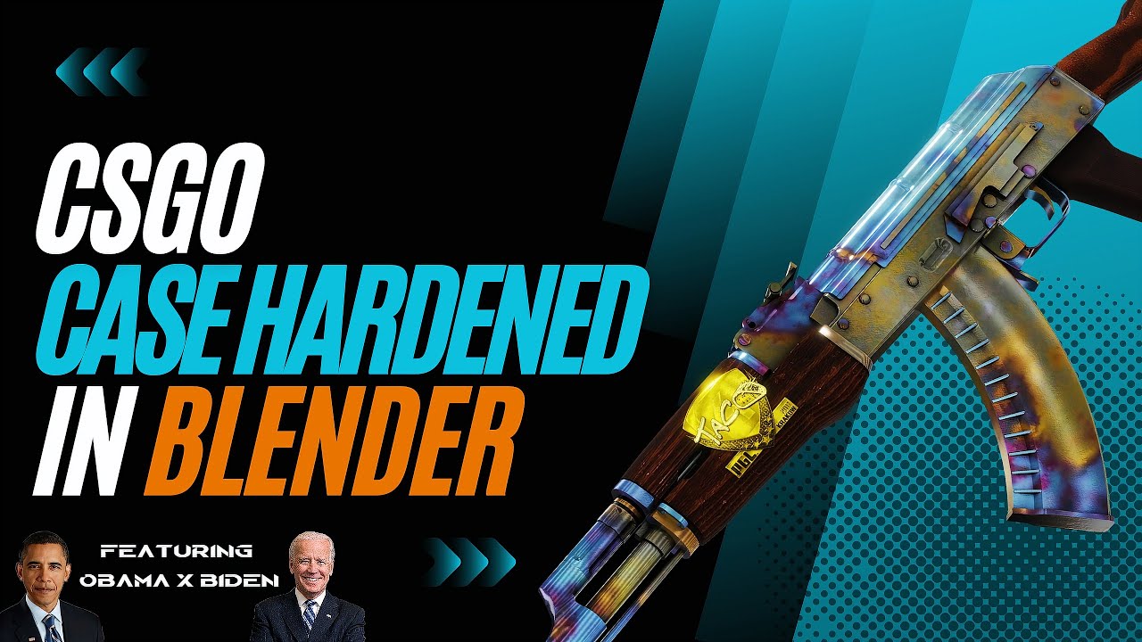 HOW TO: CSGO/CS2 in BLENDER | CASE HARDENED
