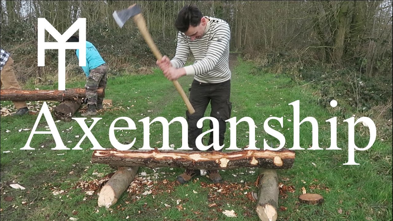 Axemanship - a workshop - Making a shaving horse