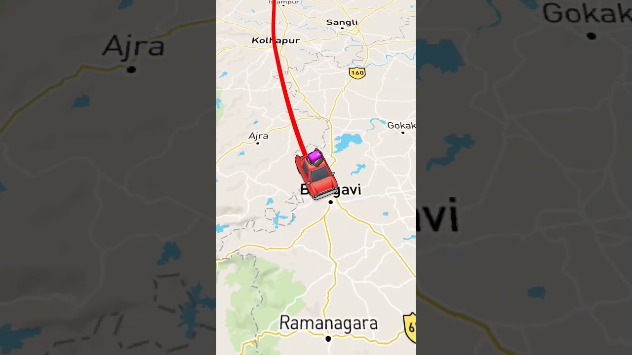 Pune to Gokarna travel by car || Map Route
