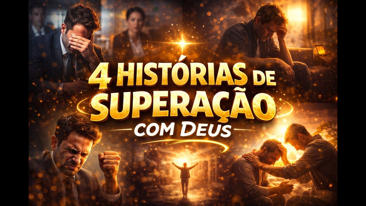 4 HISTÓRIAS DE SUPERAÇÃO COM DEUS (vai mexer com você)