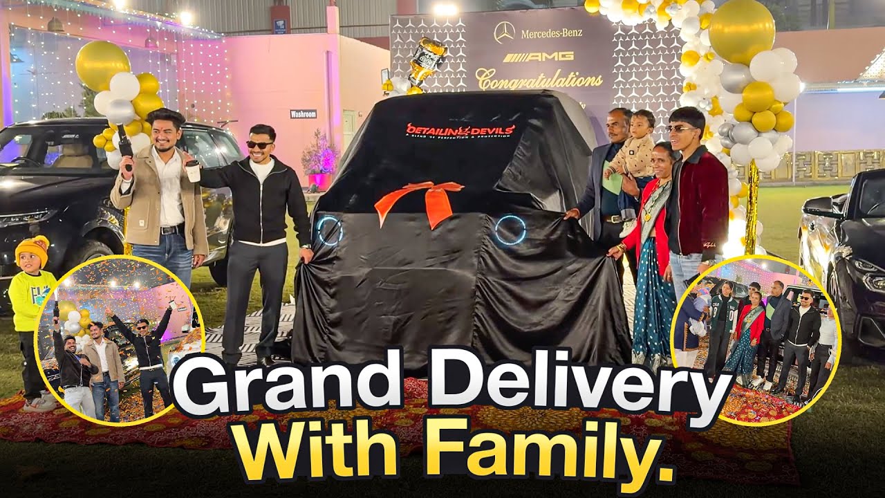 New G-Wagon Delivery Day with Family ❤️ | From Hard Work to Reality