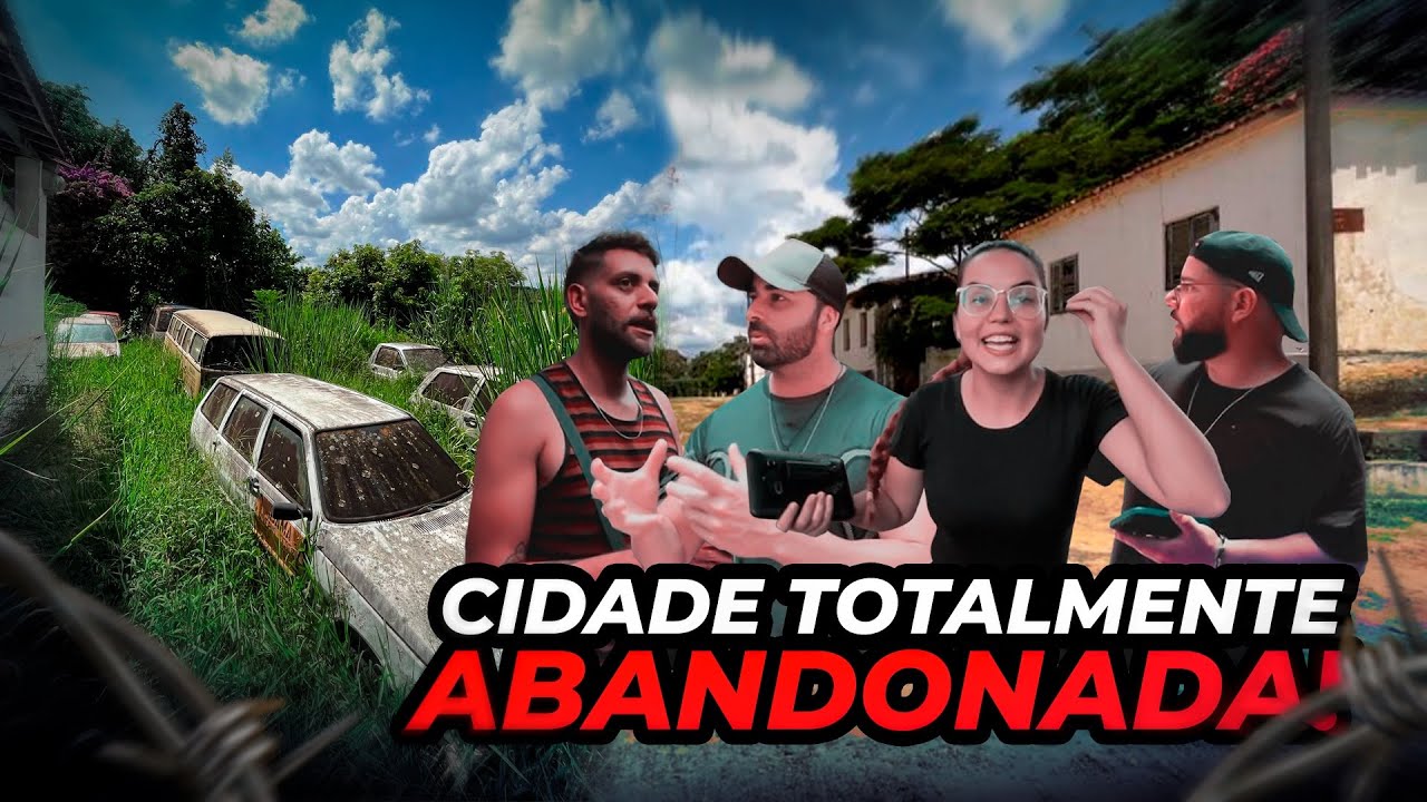 CIDADE INTEIRA ABANDONADA LEMBRA MUITO UM FILME DE TERROR,LOLO BOLADO E BRUNÃO ME LEVARAM ATÉ ELA!