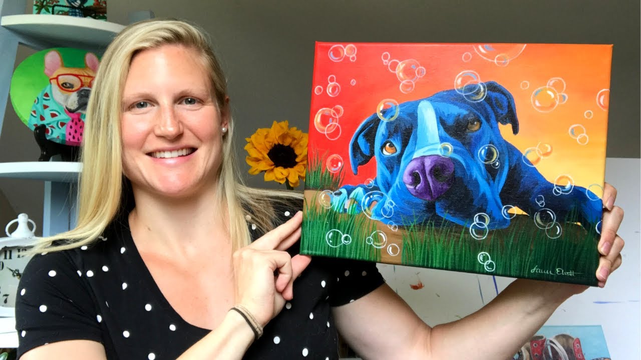 Paint a Colorful Dog Portrait in 12-Steps (Part One)
