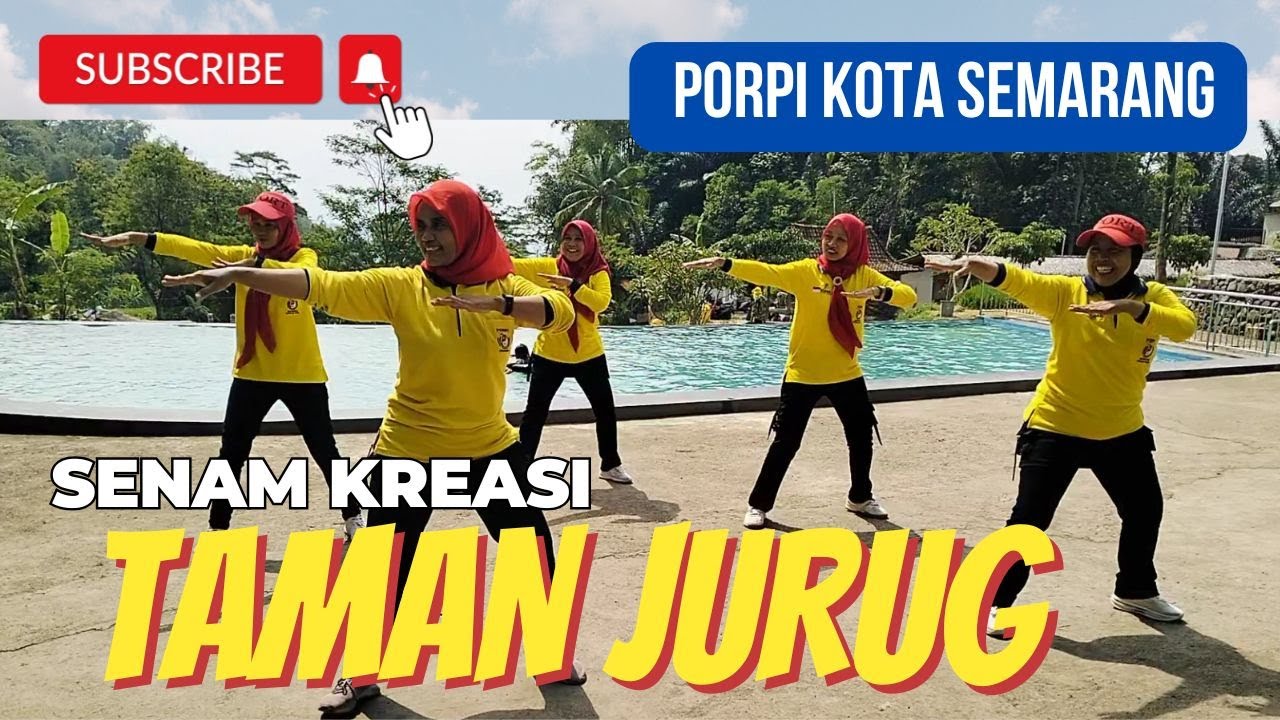TAMAN JURUG | Senam Kreasi Taman Jurug Mudah untuk Pemula | by Jaeni Sahad | PORPI Kota Semarang