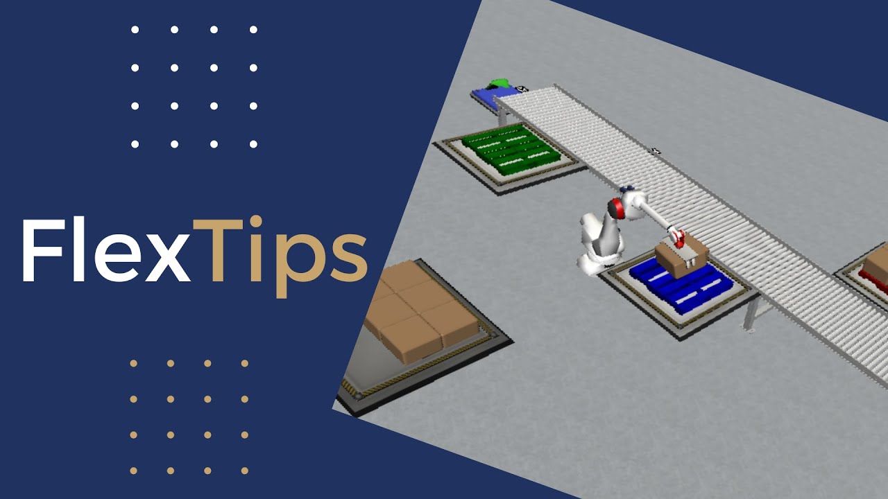 FlexTips - ¿Cómo utilizar el brazo robótico en FlexSim?