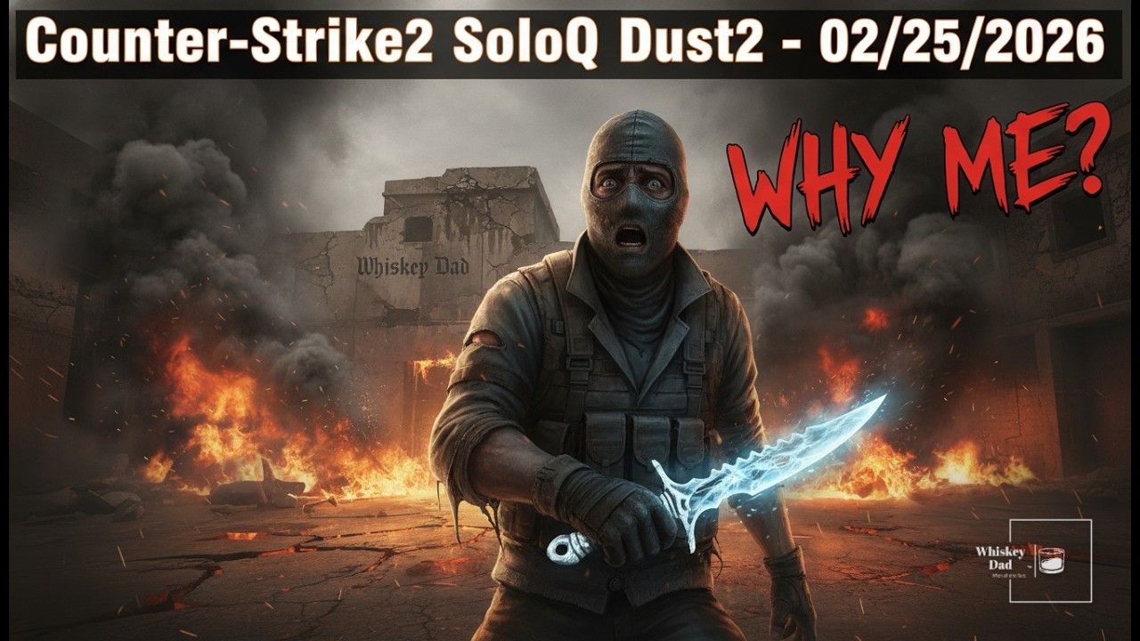 Counter-Strike2 SoloQ Dust2 - Silver 1 Energy In A Pro Lobby - 02/25/2026
