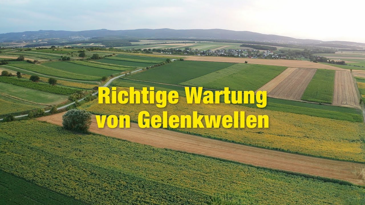 Richtige Wartung von Gelenkwellen