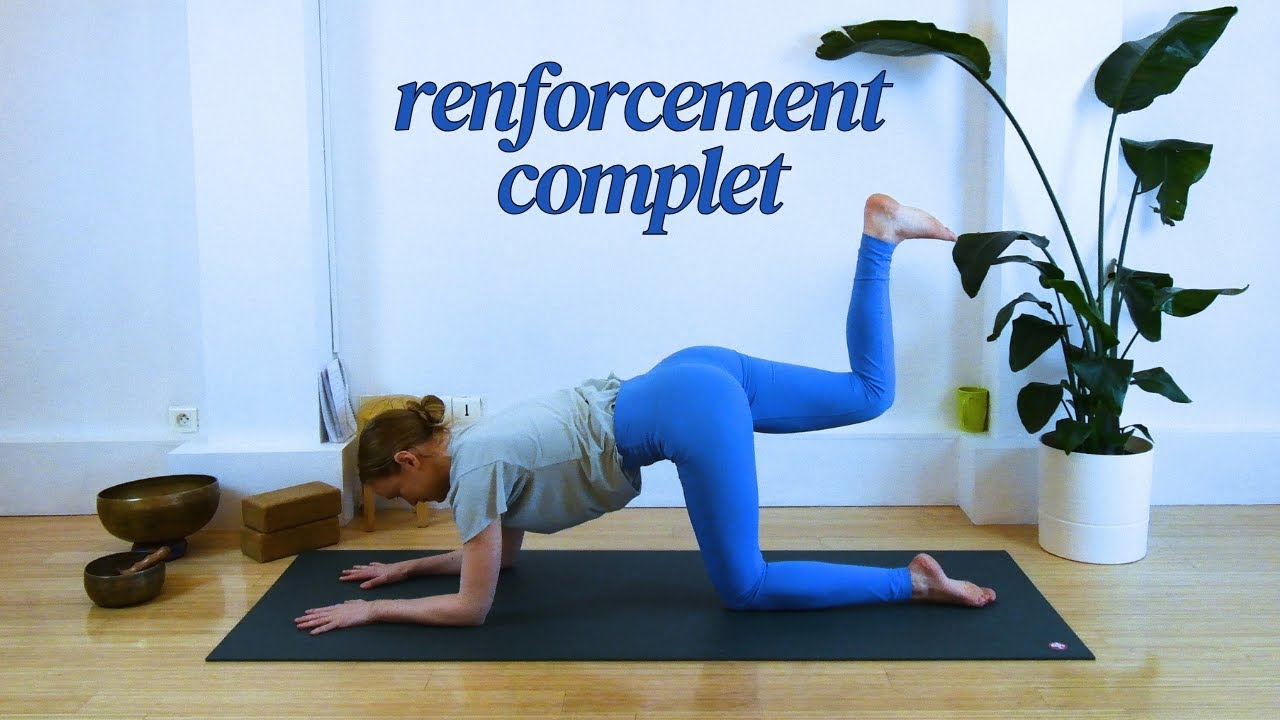 45 min Yoga Abdos 🔥 Renforcement du Centre, Respiration & Étirements