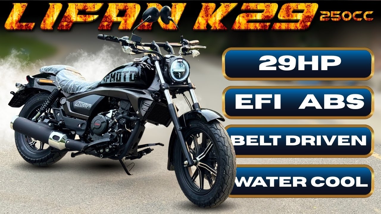 Lifan K29 250cc 2026 Model Launched | Water Cool ABS EFI Belt Driven | Detalis Review With Price