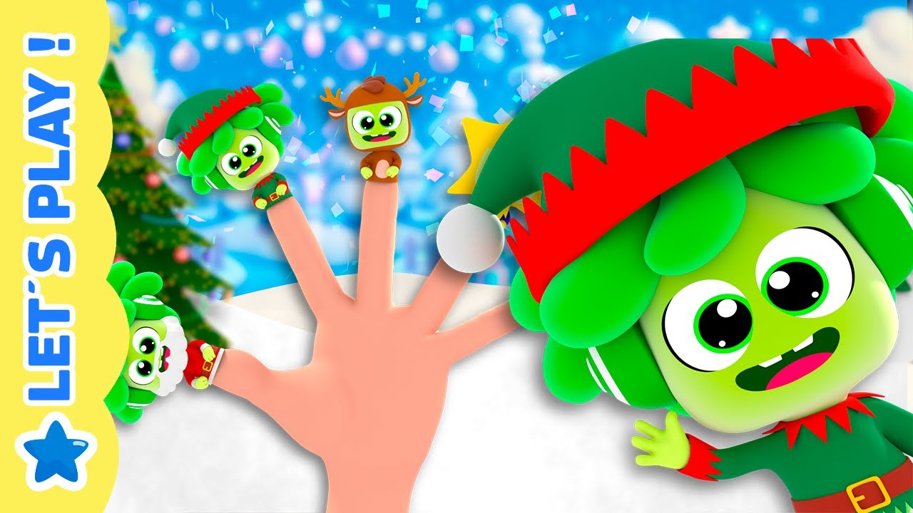 Finger Family Christmas 🎅 Nursery rhymes - MINITUNS 💚 Let´s Play