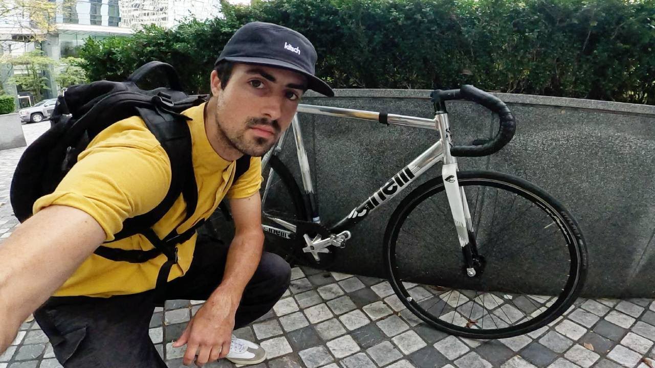 This is a Brake Less Fixed Gear POV