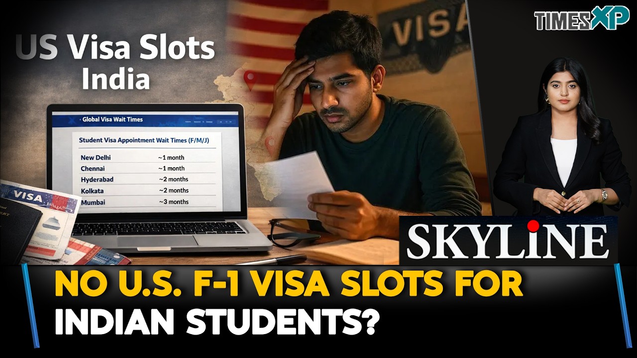 NO U.S. F-1 Visa Slots For Indian Students Anymore? Indians In The U.S.| Skyline With Driti Atri