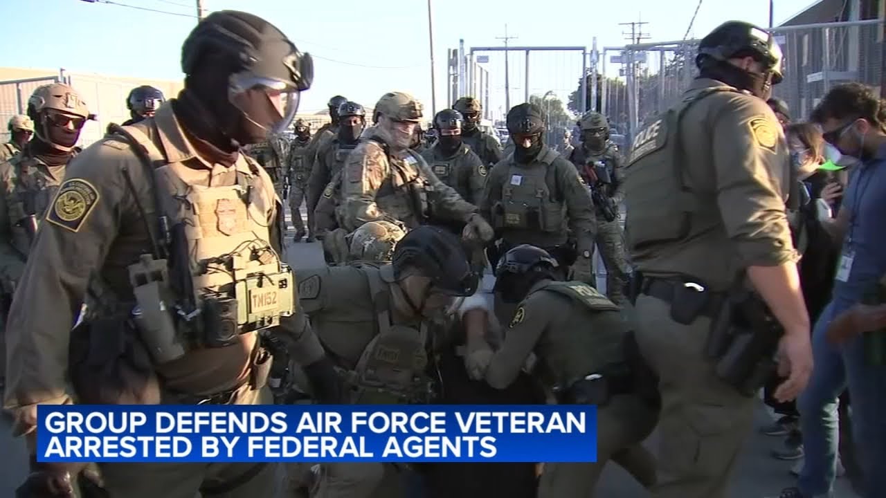 Veterans speak out against ICE after Air Force veteran arrested at protest in Broadview