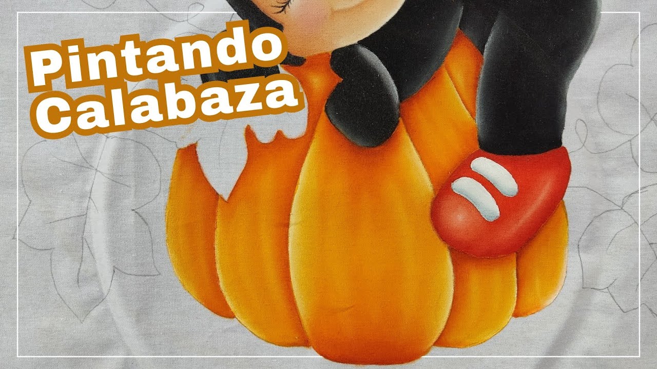 Pintando una Calabaza | Pintura en tela