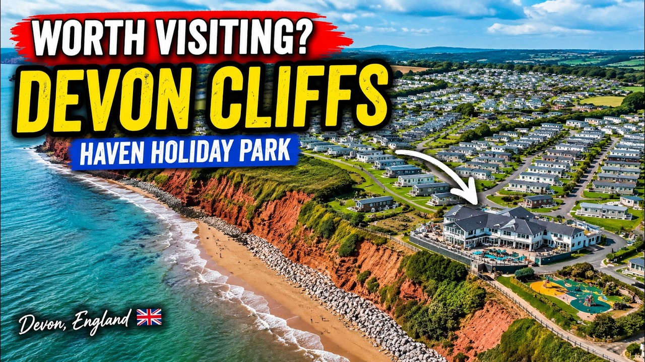 DEVON CLIFFS HAVEN HOLIDAY DRONE VIDEO