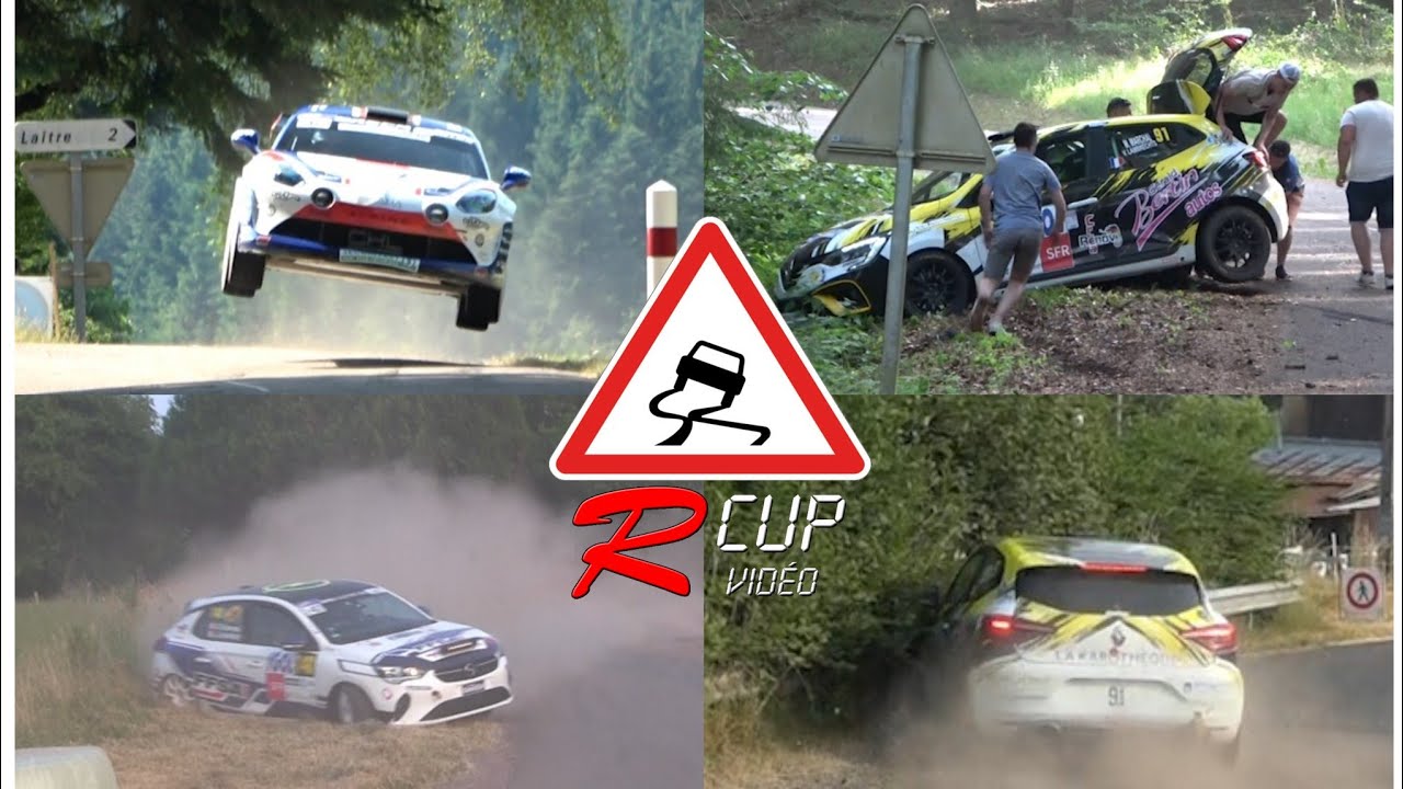 Rallye Vosges Grand Est day1| Crashs Mistakes & show | by Rcup Vidéo