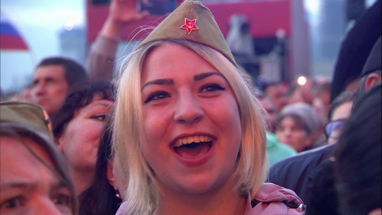 Казаки в Берлине. Московский Казачий Хор. Поклонная гора. День Победы