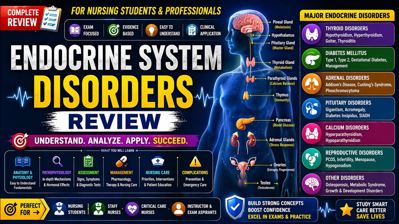 Pituitary & Thyroid Disorders 🔬 | Endocrine Review for NORCET, NCLEX | Voogly Classes by Sahu Sir