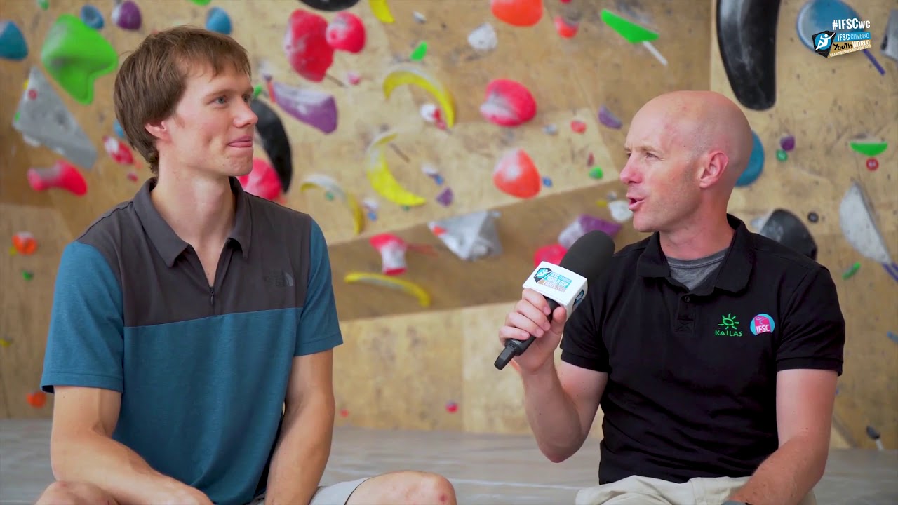 Интервью IFSC c Алексеем Рубцовым // Alexey Rubtsov's interview about climbing Gym TOKYO in Moscow