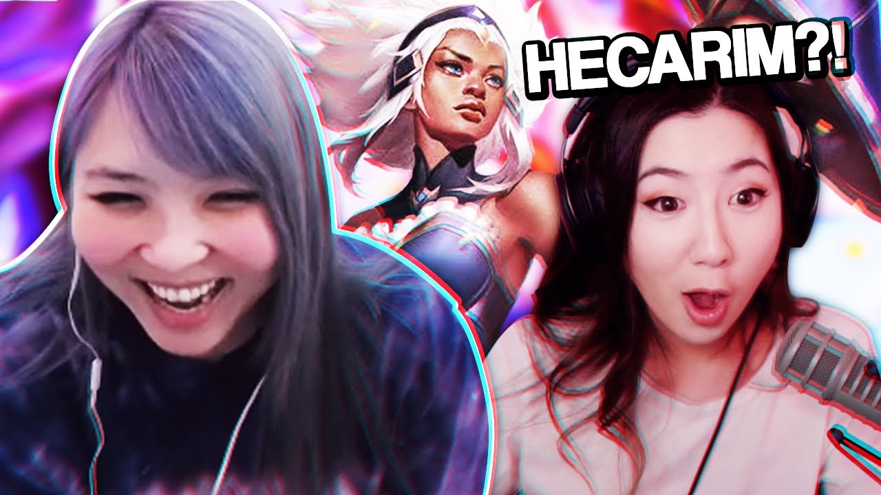 this hecarim is out of control ft. LilyPichu, Fuslie, Kkatamina, 5up