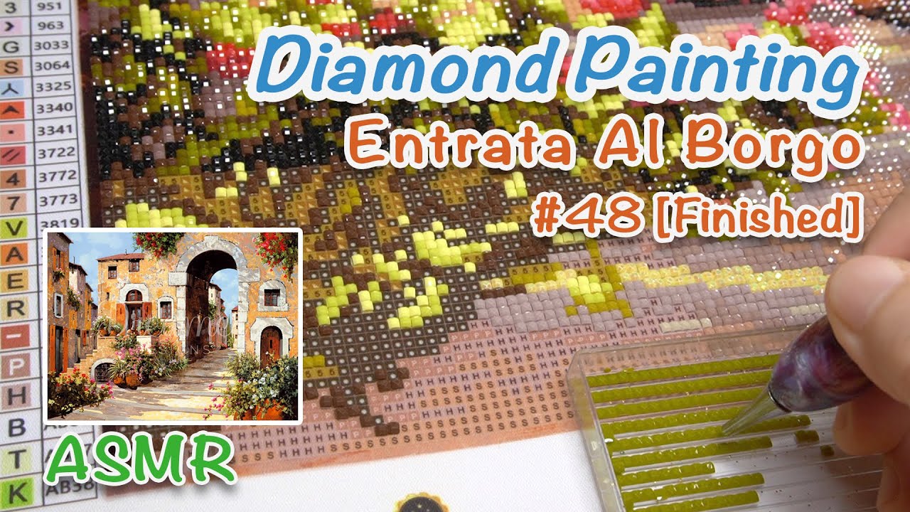ASMR Diamond Painting [DD] - Entrata Al Borgo #48 [Finished]