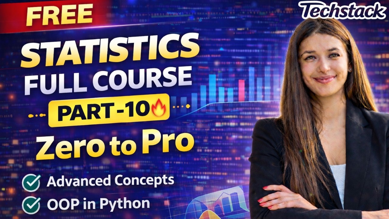 FREE Statistics Full Course Part 10🔥 Zero to Pro | Hypothesis Testing Explained | Techstack Academy