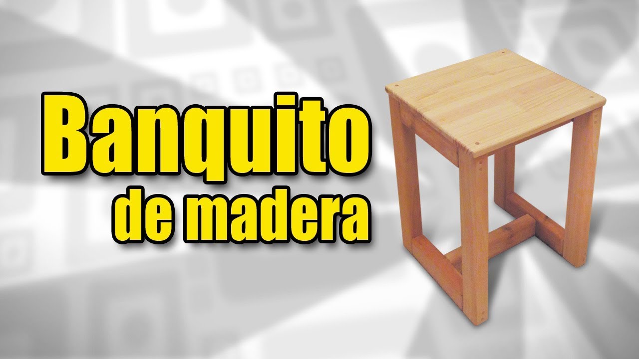 Banco de madera de pino - Muebles de madera - DIY
