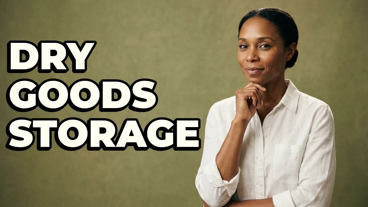 What Type Of Containers Are Best For Dry Goods?