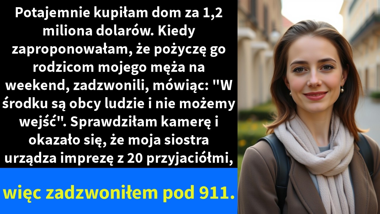 Potajemnie kupiłam dom za 1,2 miliona dolarów. Kiedy zaproponowałam, że pożyczę go rodzicom mojego