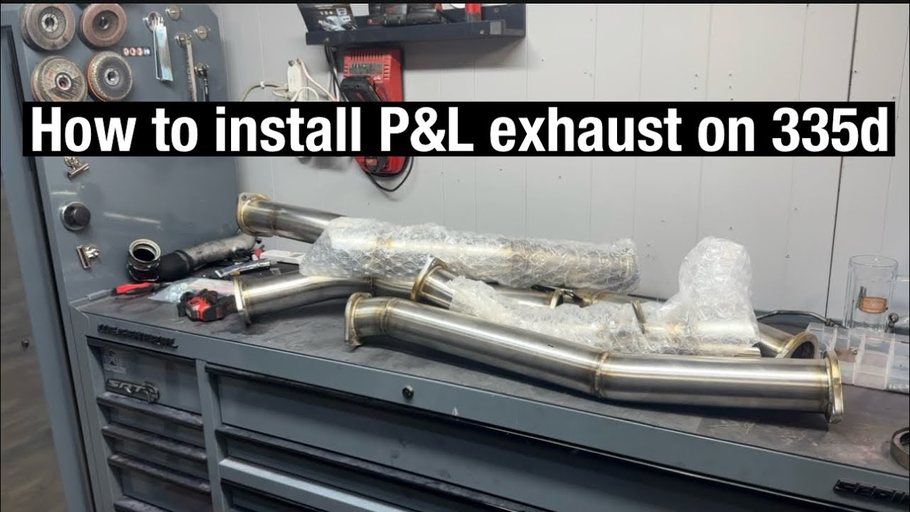 How to install P&L exhaust on 335d